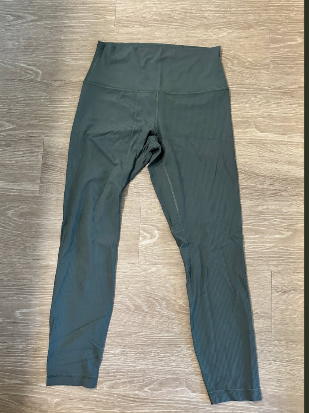 lululemon Align High-Rise Ribbed Pant 28" Army Green